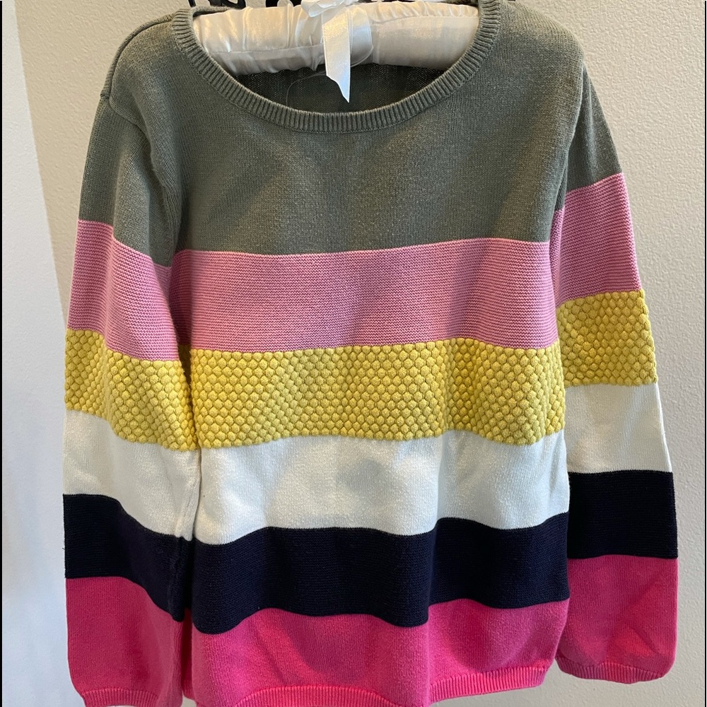 Girls 6-8yrs multi-color sweater